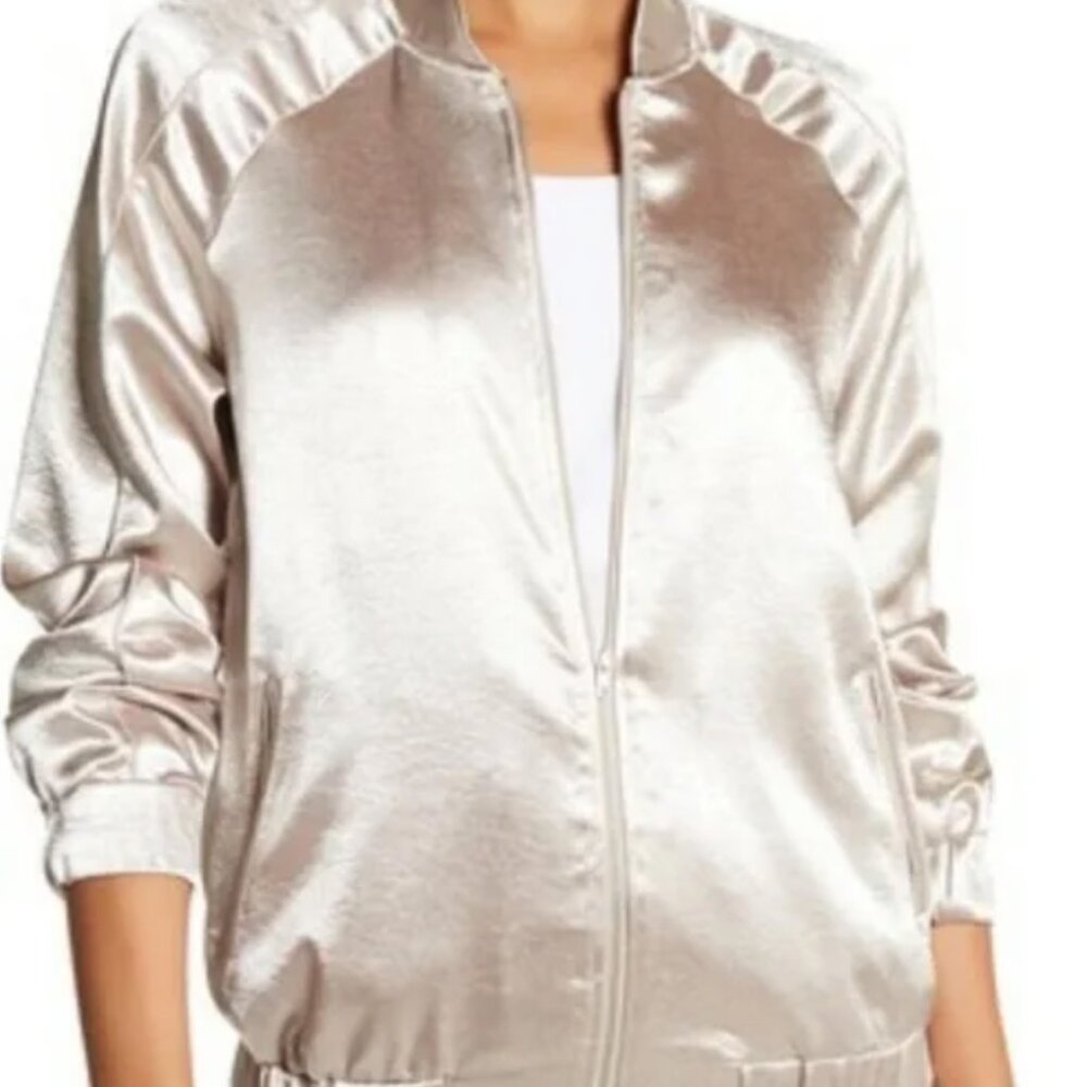 RO & DE Metallic Bomber Jacket (Size Medium)
